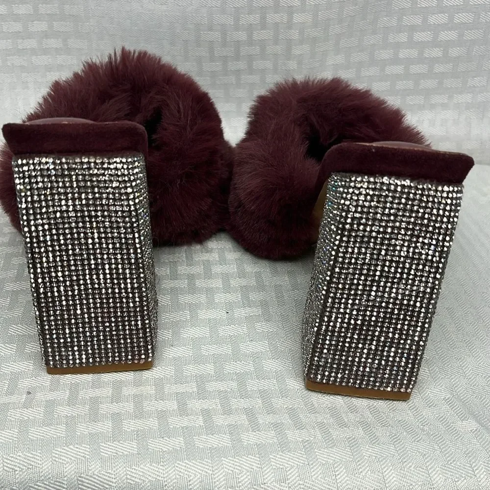 Cape Robbin Rhinestone Mules - Picture 4 of 5